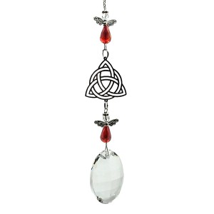 50mm Crystal Pendalog with Celtic Knot (CRBACE32) 50mm Crystal Pendalog with Celtic Knot (CRBACE32)