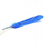 Smudging Feather 10-12 in Light Blue - 1