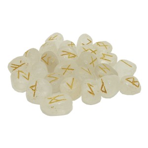 Clear Quartz Rune Stones