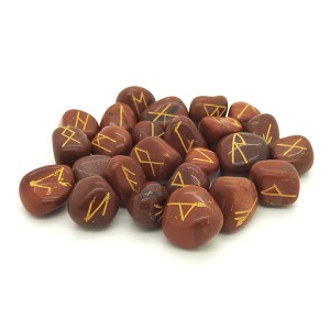 Red Jasper Rune Stones 20-30mm