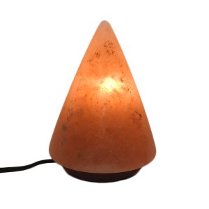 Himalayan Salt Lamp Cone Shape (Natural) Complete