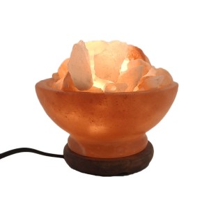 Salt Lamp Bowl Curved 6'' Complete