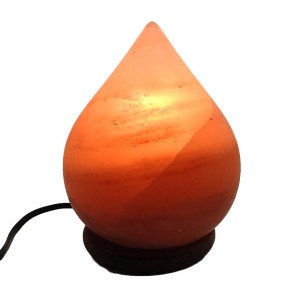 Himalayan Salt Lamp Tear Shape Complete ( B - Grade )