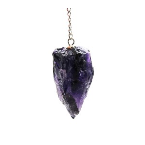 Amethyst Rough Pendulum (Chevron)