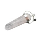 Rose Quartz Healing Point Pendant (35-40mm)