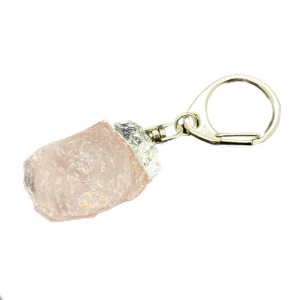 Rose Quartz Rough Keyring (40-50mm)