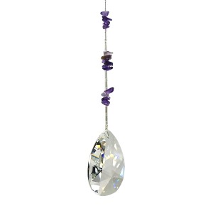 Almond 64mm Crystal Beads (6B)