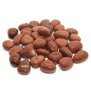 Goldstone Brown Tumbled Stone 20-30 mm (500g)
