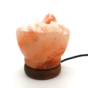 Natural Himalayan (USB) Salt Bowl Lamp (Multi Colours)