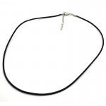 Leather Cord Necklace 17.3in