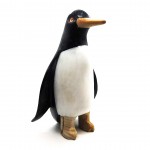 Marble Penguin Hand Carved 8"