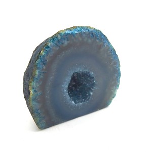 Agate Geodes Polished Teal (Size 2)