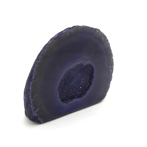 Agate Geodes Polished Purple (Size 3)