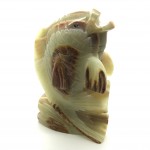 Multi Green Onyx Marble Hand Carved (Fish 6") - 1 Pcs