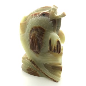 Multi Green Onyx Marble Hand Carved (Fish 6") - 15cm  A Grade