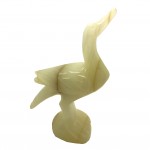 Marble Onyx Heron Hand Carved (20cm) - 1 Pcs