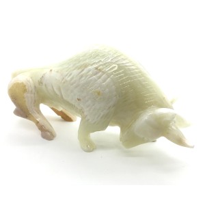 Onyx Marble Hand Carved Bull 10" (3.71kg) - 1 Pcs