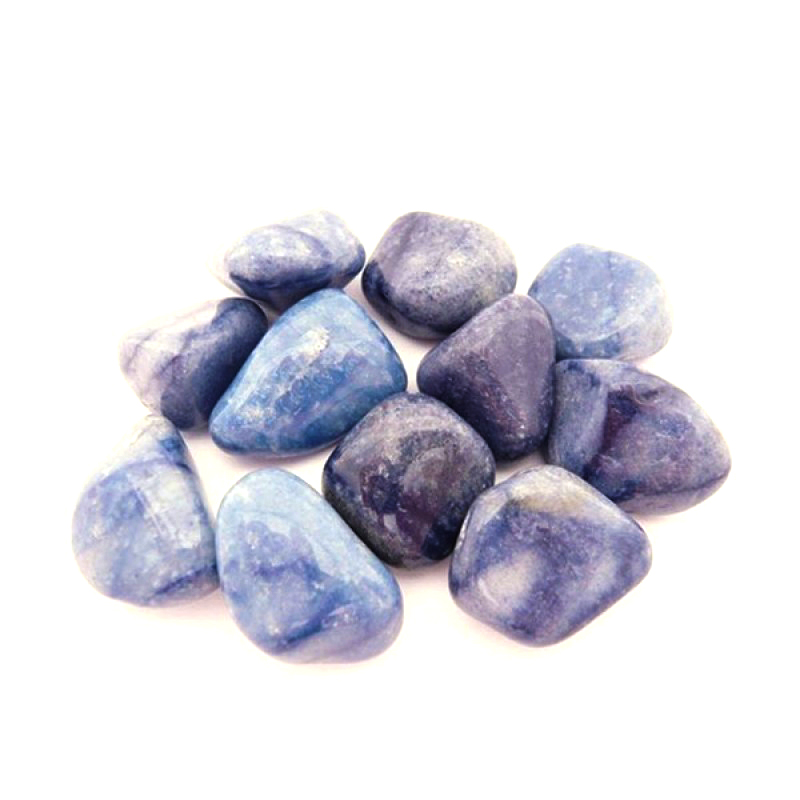 Blue Quartz Tumbled Stone (500g)