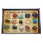 Gem Stones Box Set of 15 Mini Size Chipped Stones 5-8mm