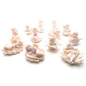 Pretty In Pink Cherub World/Lily 12 Pcs