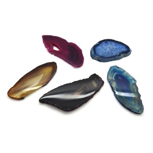 Agate Slice 4-5cm - 5 Pcs (Size 000)