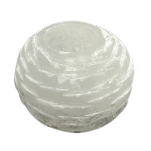 Selenite Snowball Tealight