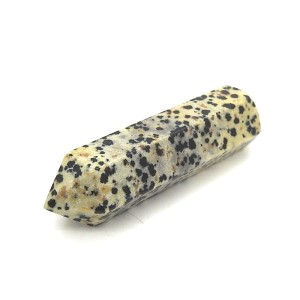 Jasper Dalmation Massage Hex Wand 60mm