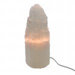 Selenite Mountain Lamp 25cm Complete - 1 Pc