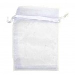 Organza Bag White 3.5x4.75in (12pcs)