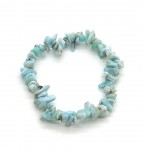 Larimar Gemstone Chipped Bracelet 55mm