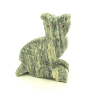 Sunny Grey Himalayan Hand Carved Marble Owl H:2" (H:5cm) Sunny Grey Himalayan Hand Carved Marble Owl H:2" (H:5cm)