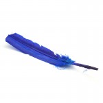 Smudging Feather 10-12 in Dark Blue - 1