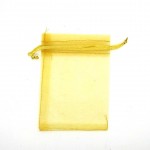Organza Bag Gold H:12 x W:9cm (12 Pcs)