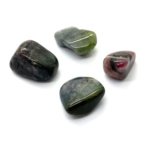 Tourmaline Watermelon Tumbled Stone 05-10mm - 4 Pcs