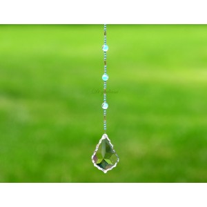Leaf 50mm Crystal Beads (8B)
