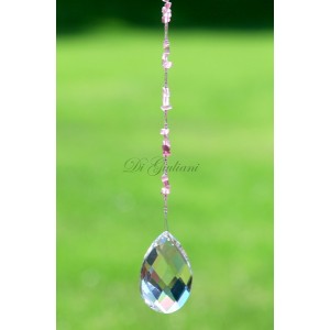 Pear 64mm Crystal Beads (24B)