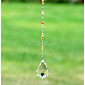 Leaf 64mm Crystal Beads (18B)