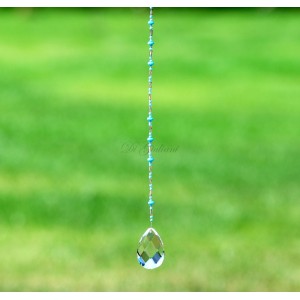 Pear 38mm Crystal Beads (22B)