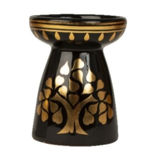 Tree Of Life Black/White Ceramic O/B H:12 x W:9.5cm 1111