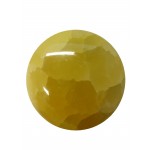 Calcite Lemon Palmstone Disc 55mm (A Grade) 