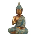 Buddha Blessing Mint Green H:14 X W: 9.5cm - 1355 - 4 Pcs