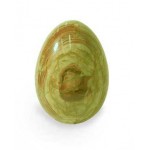 Multi Green Onyx Hand Carved Marble Egg (50mm)