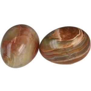 Multi Green Onyx Hand Carved Marble Egg & Stand (80mm) Multi Green Onyx Hand Carved Marble Egg & Stand (80mm)