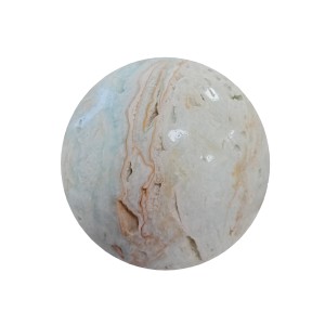 Calcite Carribean Blue (Blue Aragonite) Sphere 60mm Wt:318g Calcite Carribean Blue (Blue Aragonite) Sphere 60mm Wt:318g