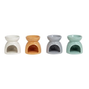 Ceramic Oil Burner Lotus Flower H:10 x W:9.5cm -2147