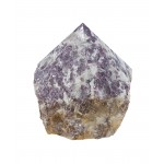 Lepidolite Rough with Smooth Polished Point (319gm)