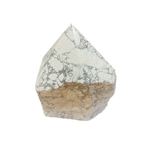 Howlite Rough with Smooth Polished Point (380g)