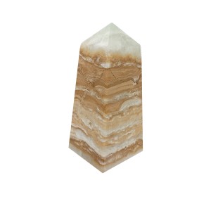 Calcite Carribean Blue Tower 3.5 x 7.5cm Wt:180g Calcite Carribean Blue Tower 3.5 x 7.5cm Wt:180g