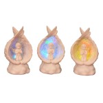 Angel In Feather Wings With LED H:12 x W:7cm 2437 - 6 Pcs