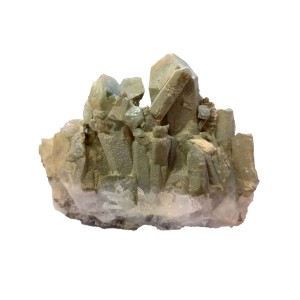 Chlorinated Quartz Cluster with Epidote Point Wt: 354g